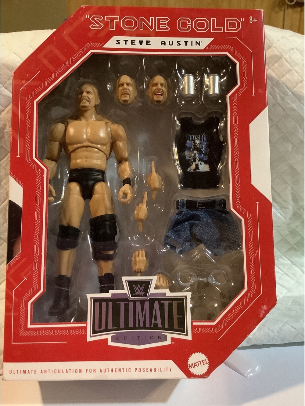 WWE Ultimate Edition Stone Cold Steve Austin Action Figure Set